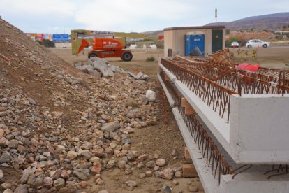 Obras de la conexión entre la A7 y la A92