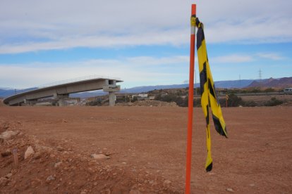 Obras de la conexión entre la A7 y la A92