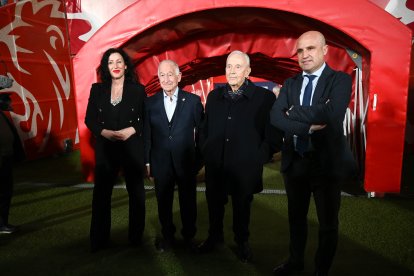 Mª del Mar Vázquez, Gabriel Amat, Guillermo Blanes y José Antonio García.