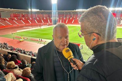 Pedro Manuel de la Cruz, director de LA VOZ y Cadena SER, en el Carrusel Deportivo.