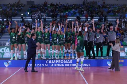 Las chicas del Fundación Cajasol Andalucía, campeonas.