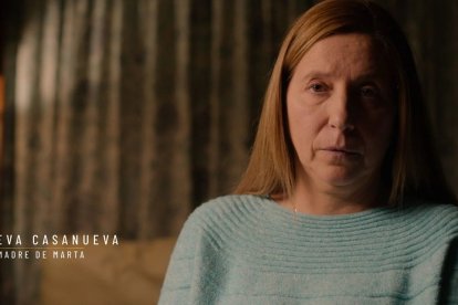 La madre de Marta en una imagen de la docuserie ¿Dónde está Marta?