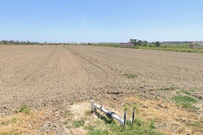 Vista de la ubicación en la que está el aeródromo de Garrucha.