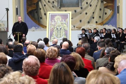 Intervención del párroco de Vera y consiliario de la Hermandad, Jesús Martín Gómez.