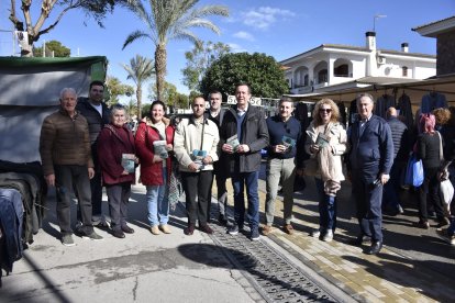 El subdelegado del Gobierno, José María Martín, en su visita a Huércal-Overa este lunes.