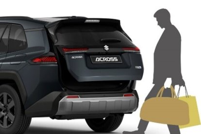 El maletero del nuevo Across ofrece 446 L (VDA) e incorpora un portón trasero manos libres