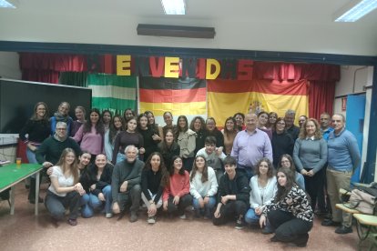 Fiesta de bienvenida en el IES Los Ángeles.