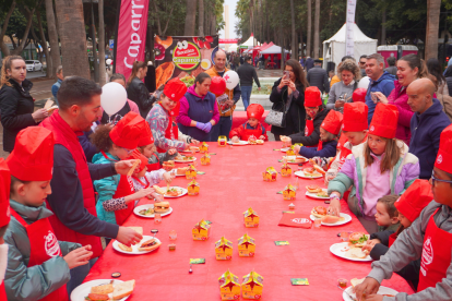 El ya clásico taller de elaboración de bocadillos saludables.