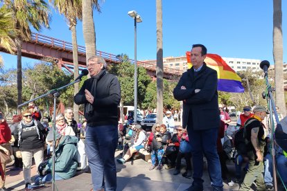 Llegada de la marcha de La Desbandá a Almería capital