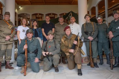 Imagen de la recreación histórica de la II Guerra Mundial en Roquetas de Mar.