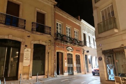 La histórica casa en plena calle Marín.