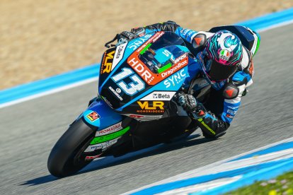 Celestino Vietti lograba el segundo mejor tiempo de los test celebrados en Jerez.