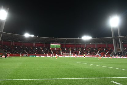 Estadio de los Juegos Mediterráneos en el Almería-Andorra.