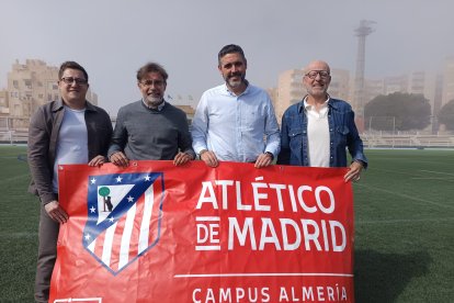 Presentación del Campus del Atlético de Madrid que se celebrará en Almería.