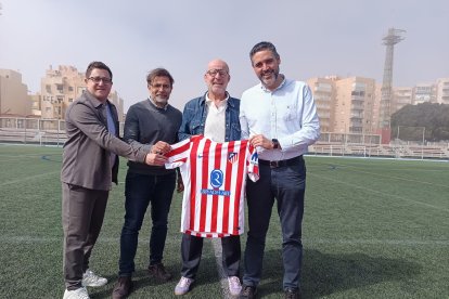 Presentación del Campus del Atlético de Madrid que se celebrará en Almería.