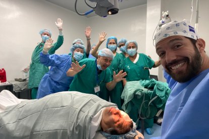 Juan Antonio Jiménez durante una de las intervenciones en El Salvador