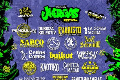 Cartel de The Juergas Rock Festival 2026.