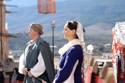 Una edición anterior de la Recreación Histórica de la llegada de los Reyes Católicos a Fiñana.