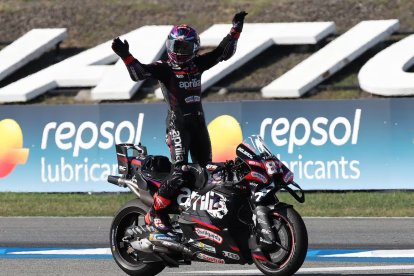 Jorge Martin, tras la carrera del Gran Premio de Tailandia de MotoGP.