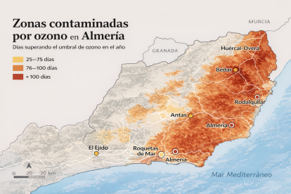 Imagen elaborada con inteligencia artificial a partir de los datos del informe de Ecologistas en Acción.