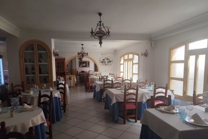 Salón comedor de Los Arcos.