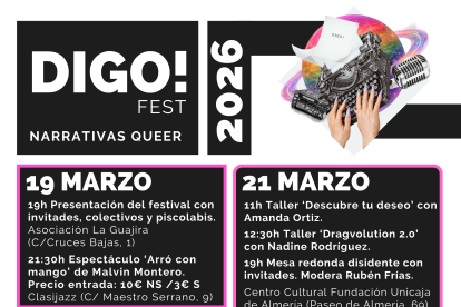 Programación del evento.