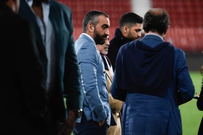 Mohamed El Assy y Mohammed Al-Khereiji asisten a un momento triste.