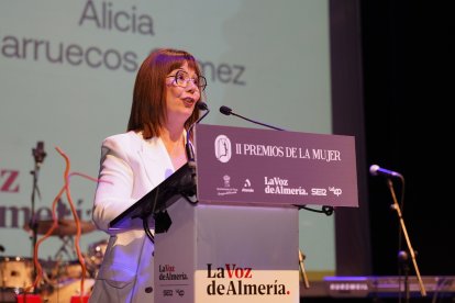 Alicia Marruecos, premiada en Gente.