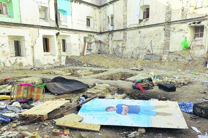 Aspecto del solar del antiguo edificio del Granero.