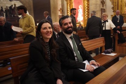 Álvaro Hernández, exaltador de la Soledad 2026, junto a su esposa, María del Mar López.