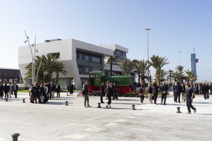 Vista general de la zona del puerto-ciudad inaugurada hoy