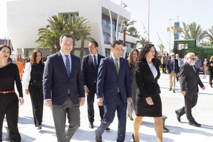 Rosario Soto, Rocío Díaz, Gustavo Santana, José María Martín, Juanma Moreno, María del Mar Vázquez y Aránzazu Martín