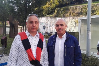 Javier Diego, sobrino de Luis Montero y Francisco Javier Mañas, hermano de Juan Mañas, en Santander (15 de octubre de 2021).