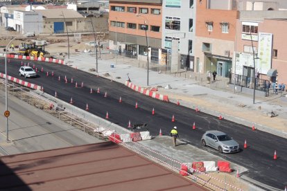 Se ha habilitado un desvío provisional para el supermercado Aldi y Clece.