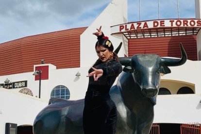 Sabina Rodríguez Ledesma, bailaora de Roquetas de Mar.