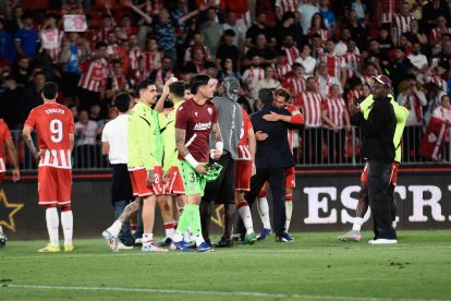 Una noche que tardará en olvidar el presidente del Almería.