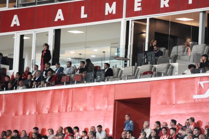 Mohamed Al-Khereiji en el Almería-Málaga.