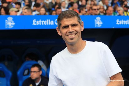 Antonio Hidalgo, entrenador del Deportivo.