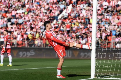 Sergio Arribas, que lleva 24 tantos en 40 jornadas, no marca desde aquel hat-trick al Granada en el Nuevo Estadio de Los Cármenes ante los de Pacheta.