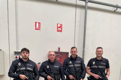 Los agentes de Almería son además instructores de tiro.