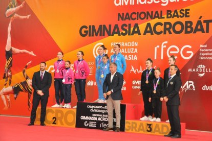 Podio final del campeonato.