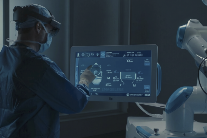 El robot ROSA® proporciona información en tiempo real para mejorar la planificación y ejecución de la cirugía.