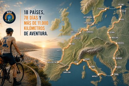 La nueva ruta en bicicleta por Europa de Rubén Alfageme.