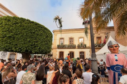 Así se vivió el Desfile de Gigantes y Cabezudos en Vera.