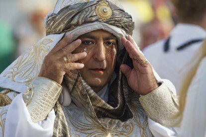 Así fue el espectacular Gran Desfile de Moros y Cristianos en Vera.