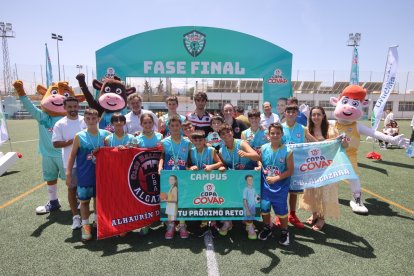 El CB Algazara tras su triunfo.