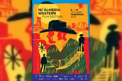 El diseñador Juan Fardo firma el cartel del Almería Western Film Festival 2026.