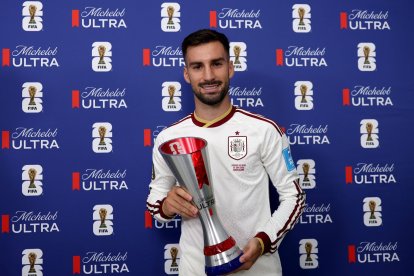 Álex Baena, el futbolista del partido.