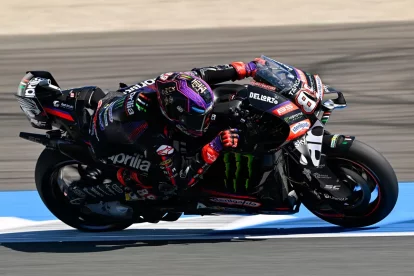 Jorge Martín completo el triplete de Aprilia.