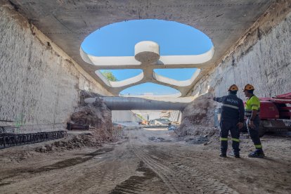 Obras del tunel del AVE, Almería